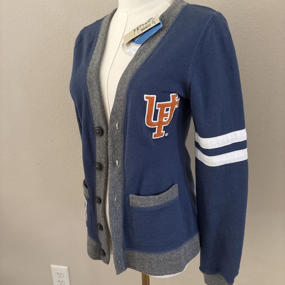 College Vault Florida Gators Cardigan Sweater Blue Licensed Women’s Size Small